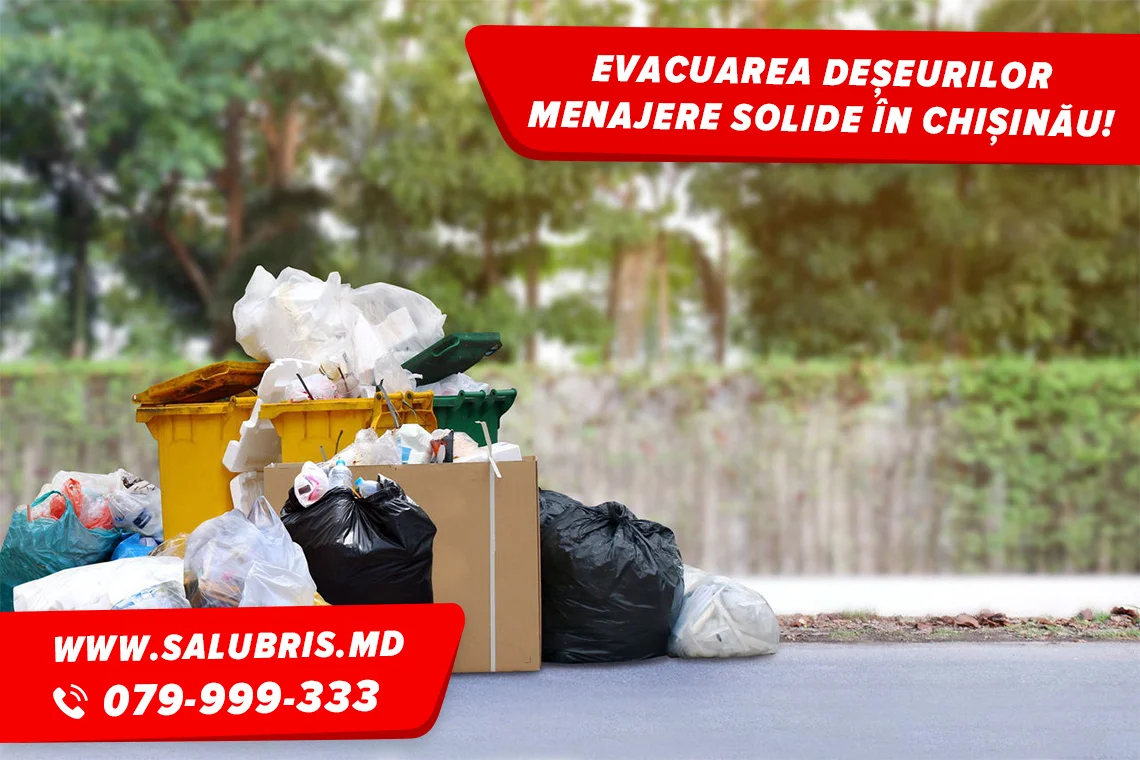 Evacuarea deșeurilor menajere solide în Chișinău